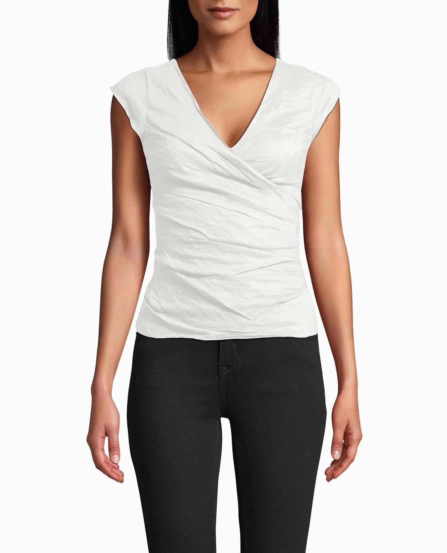 Nicole Miller - Cotton Metal Logan Top