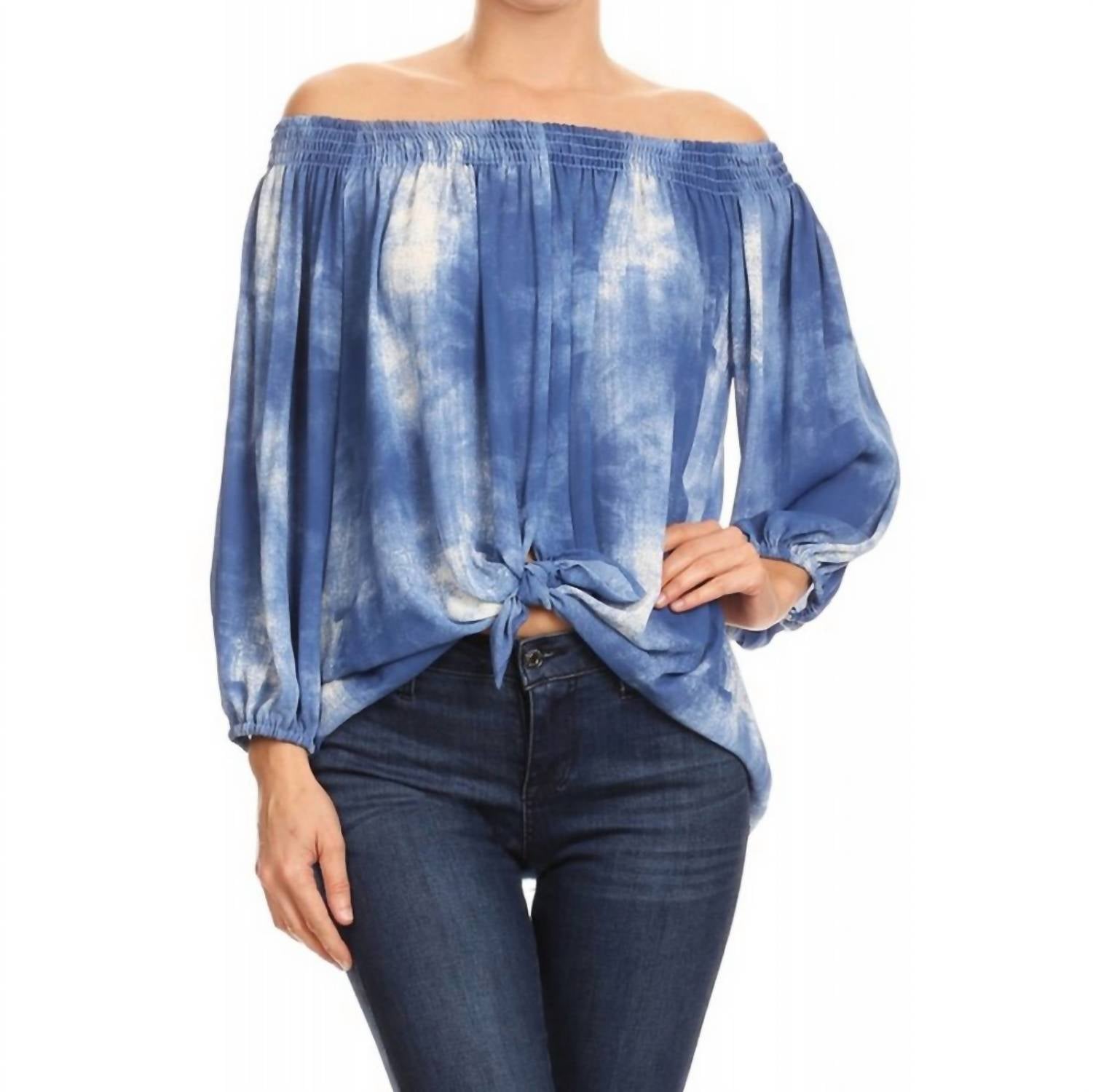 Ariella - Tie Front Tunic Top