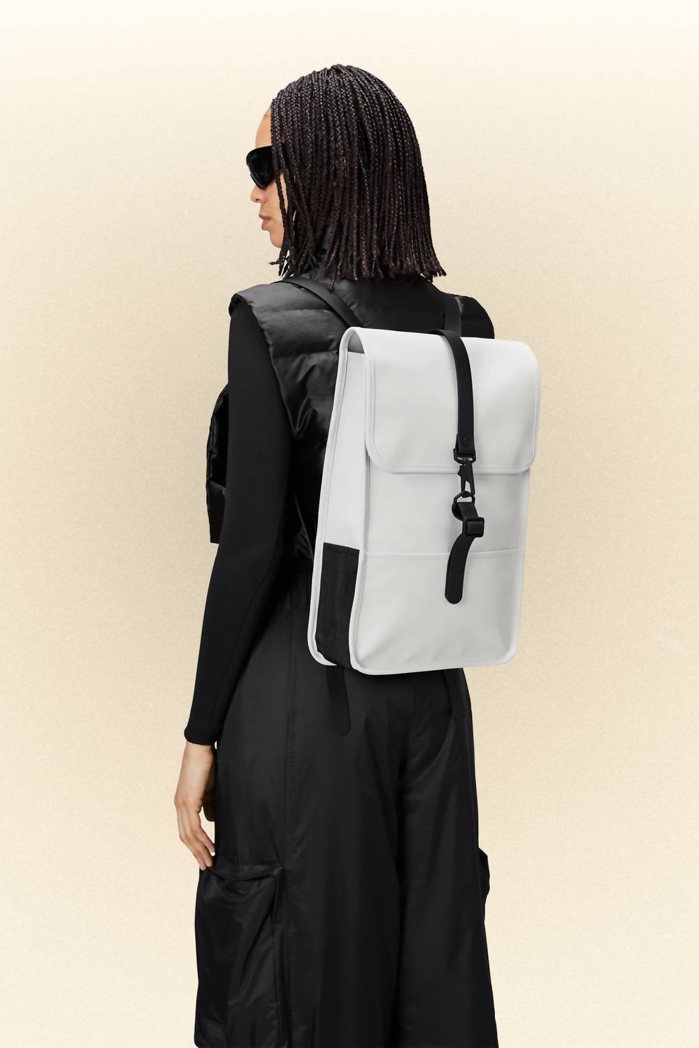 Rains Unisex Mini Backpack in ash - men's bag - view 4