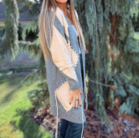 Adora - Diamond knit Cardigan