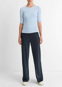 Vince - RIB ELBOW SLEEVE CREW T-SHIRT