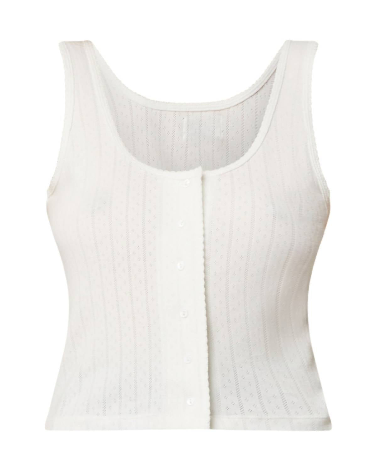 Rolla'S - Paloma Button Pointelle Tank