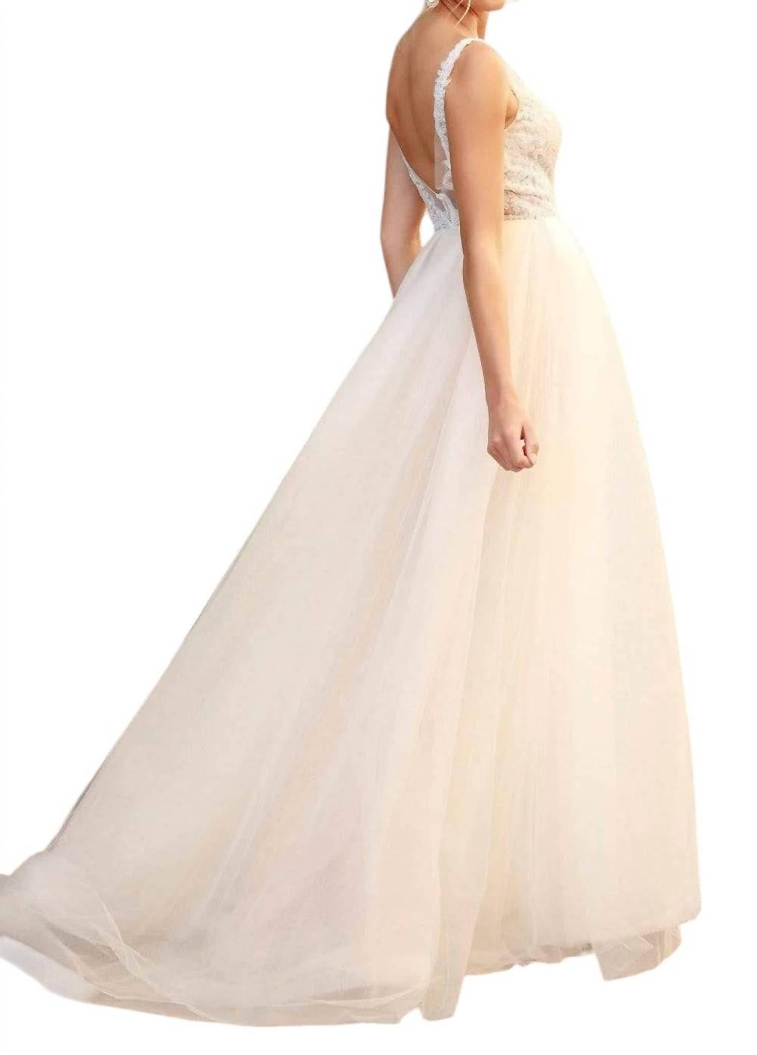 Nox Anabel - Lace Applique A-Line Dress