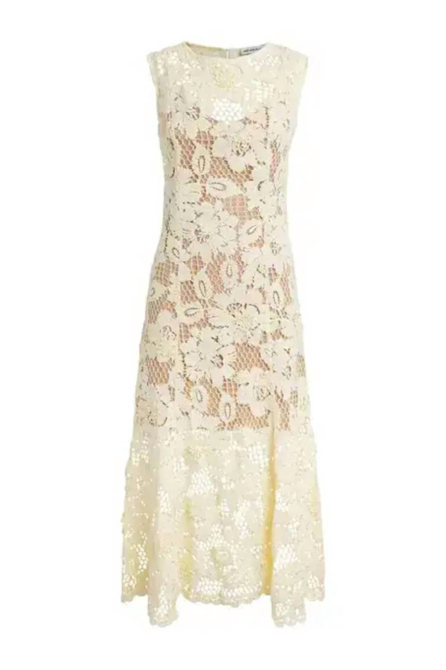 Self-Portrait - Crochet Lace Midi Dress