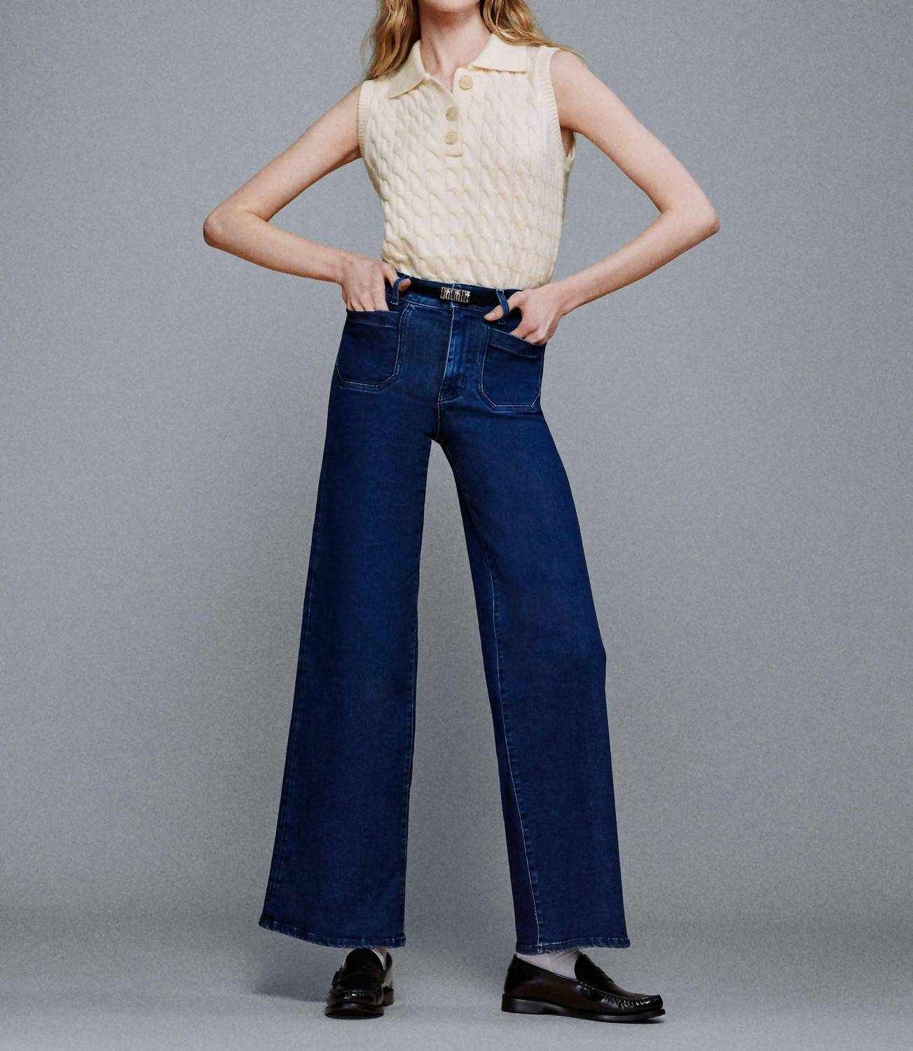 Frame - Le Slim High Rise Wide-leg Flare Pants