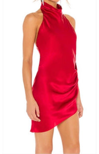 Amanda Uprichard - Samba Russian Silk Halter Mini Dress
