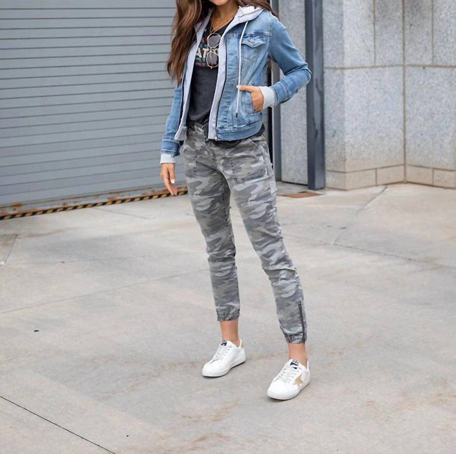Grace And Lace - Women's Sueded Twill Joggers