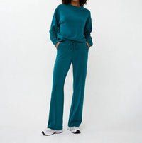 Esqualo - Modal Top With Embroidered Floral Sleeve