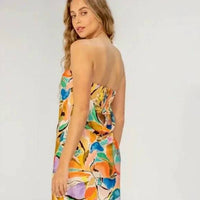 Lavender Brown - Blair Halter Mini Dress