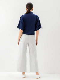 Fifteen Twenty - Janice Cuffed Sleeve Tie-front Top