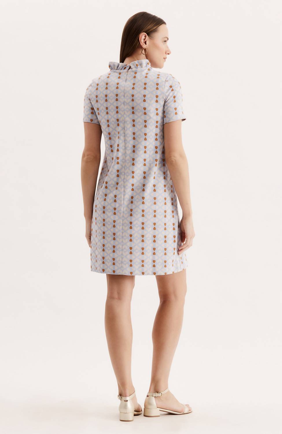 Tyler Boe - Kelly Knit Ruffle V Neck Dress