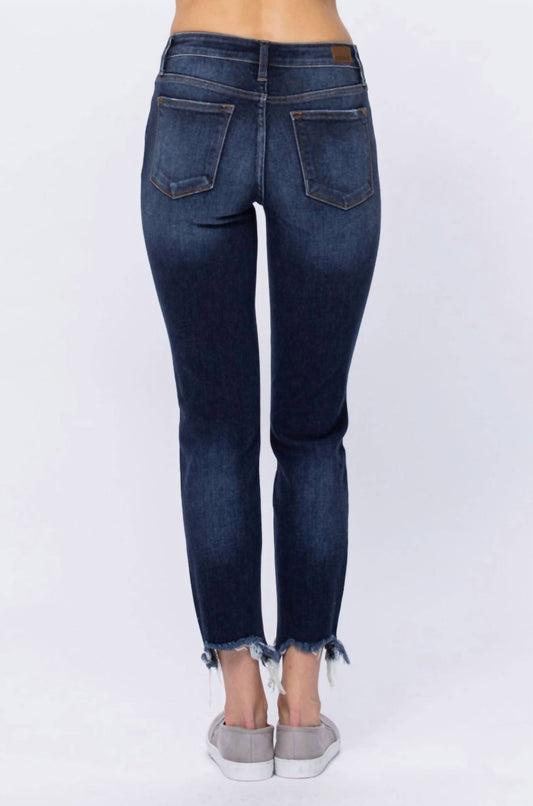 Judy Blue - Mid Rise Destroyed Slim Fit Jeans