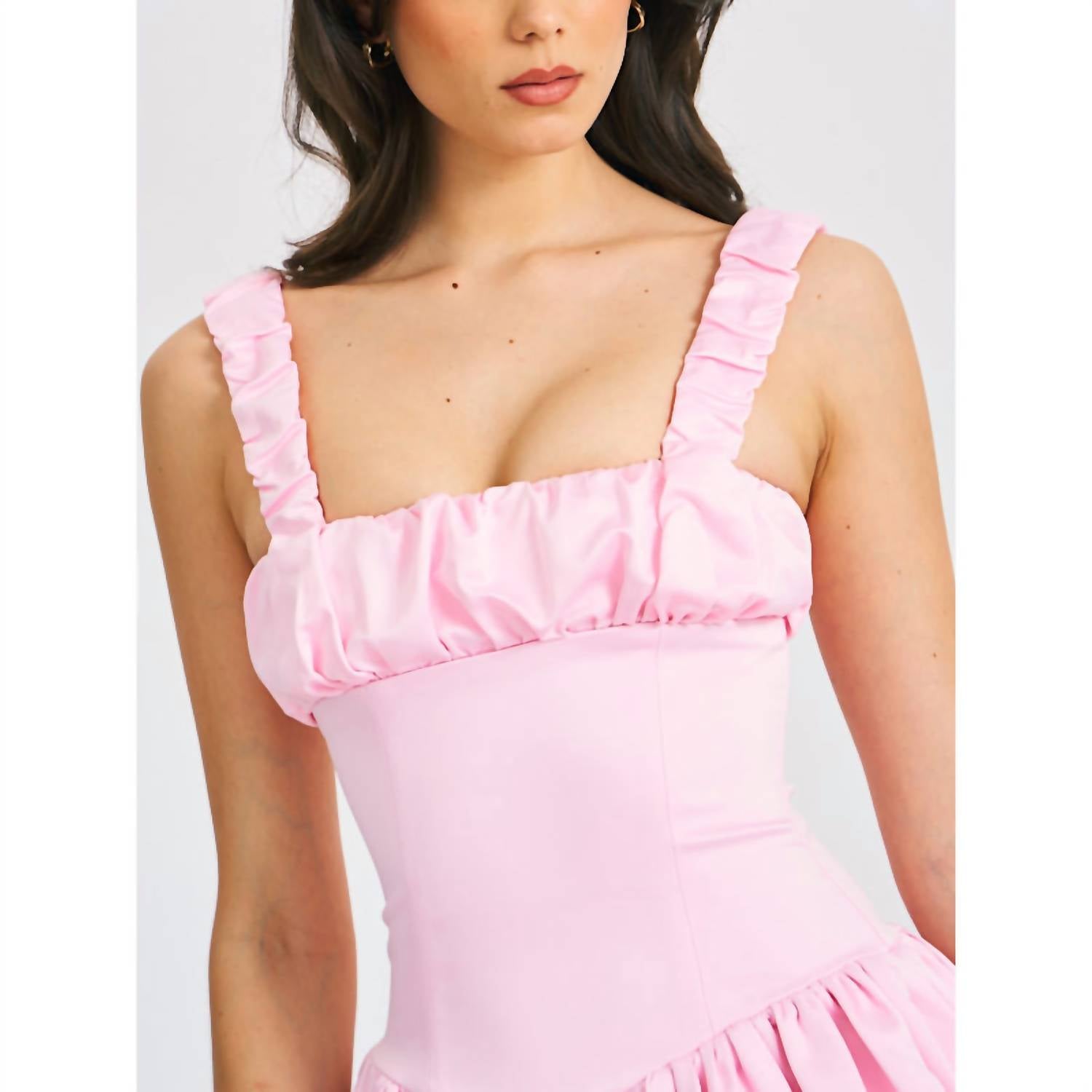 Miss Circle - Aubrey Bubble Mini Dress