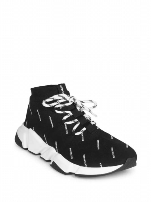Balenciaga - Men's Speed All Over Print Lace-up Trainers Sneakers