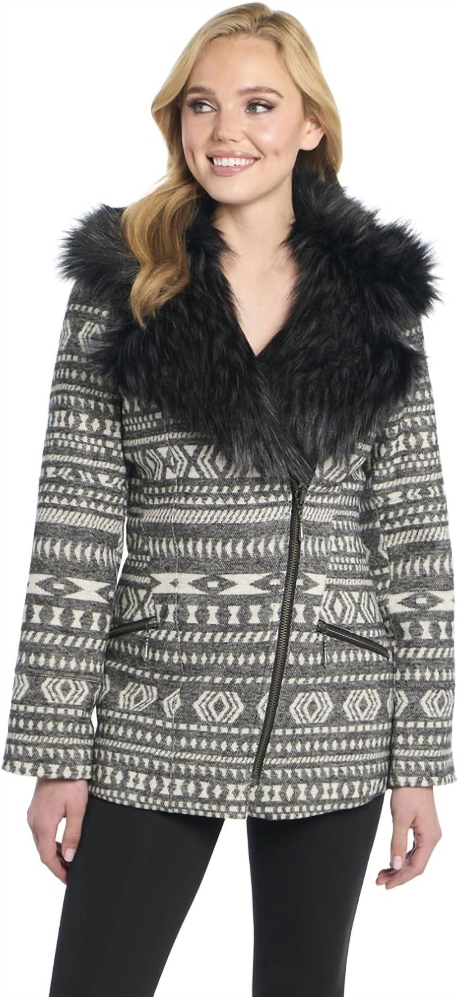 Cripple Creek - Women's Navajo Blanket Zip Front Jacket