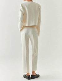 EXQUISE Coraline High Waist Pant in black - women's pants - detail view