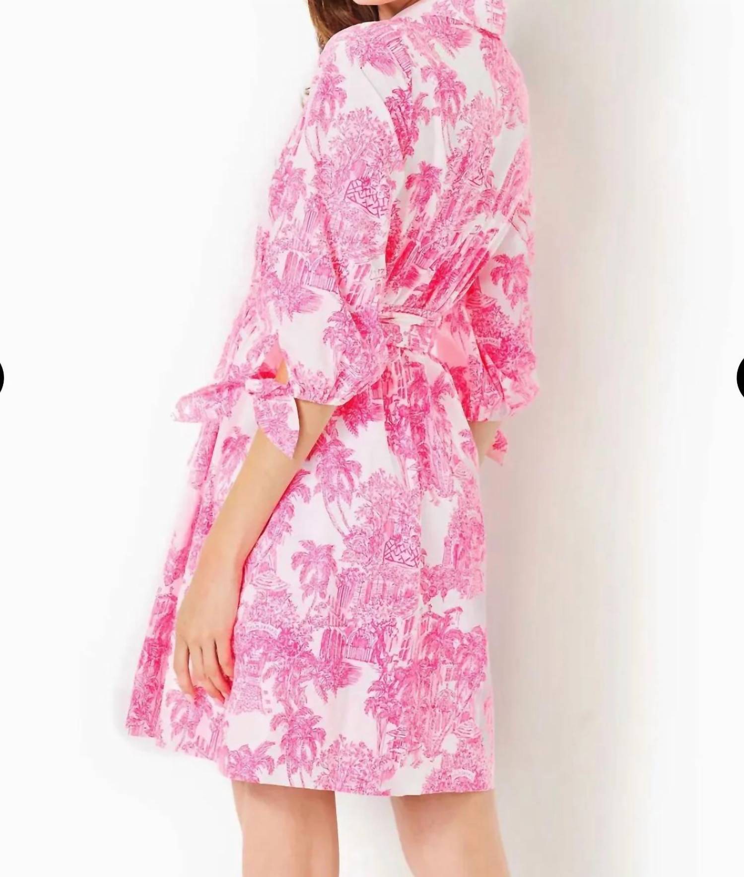 Lilly Pulitzer - Mrita 3/4 Sleeve Cotton Shirtdress