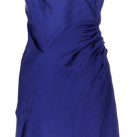 Victoria Beckham - Women's Crepe Back Satin Asymmetrical Midi Dress