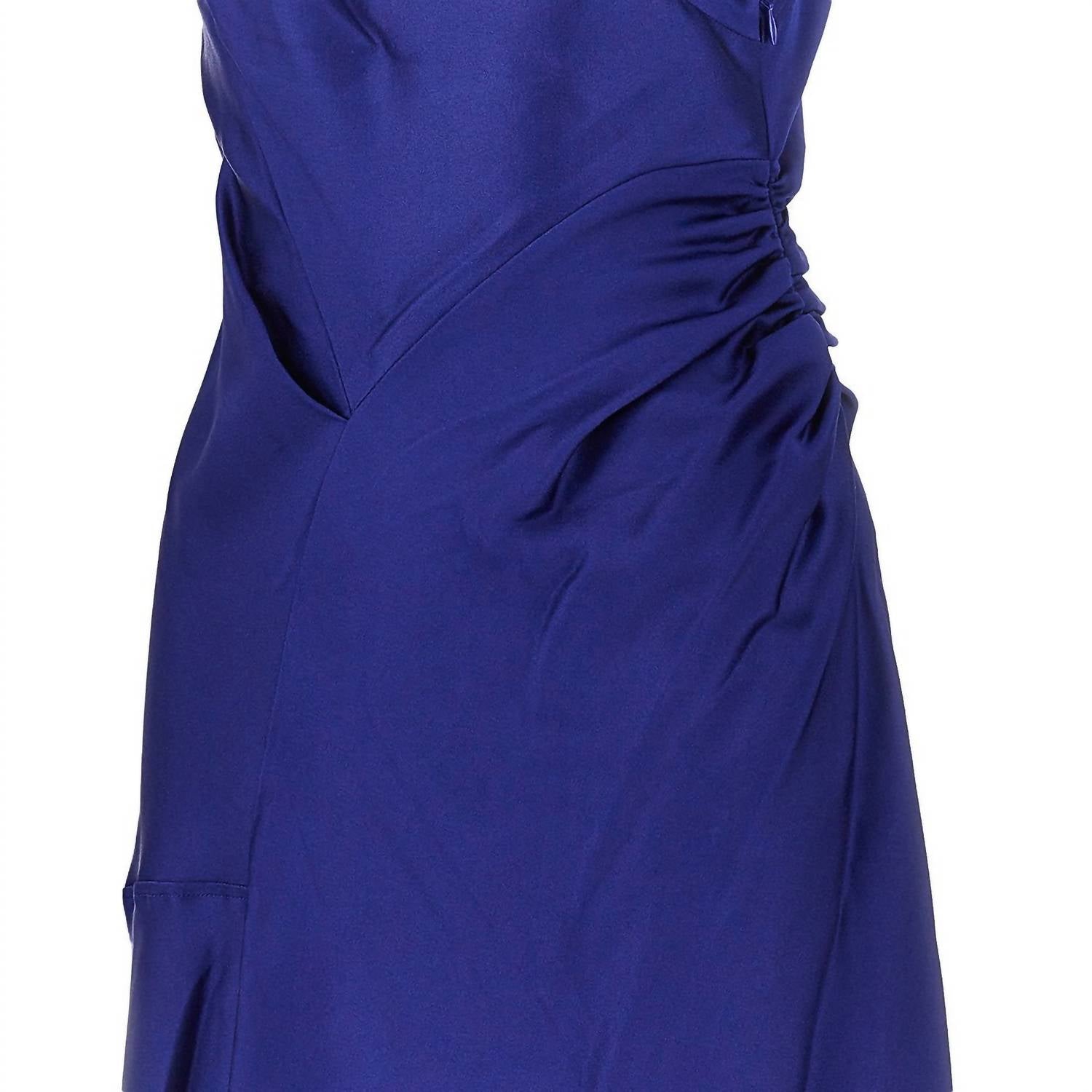Victoria Beckham - Women's Crepe Back Satin Asymmetrical Midi Dress