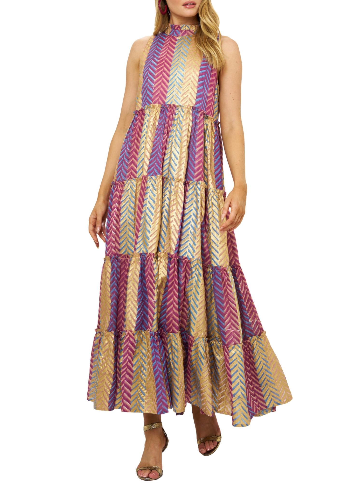 Oliphant - Ruffle Tiered Maxi Dress