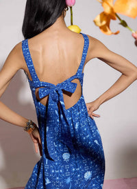 Verandah - Tie-Back Midi Dress