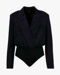 Smythe Blazer Bodysuit in coal - women's shirt - view 4