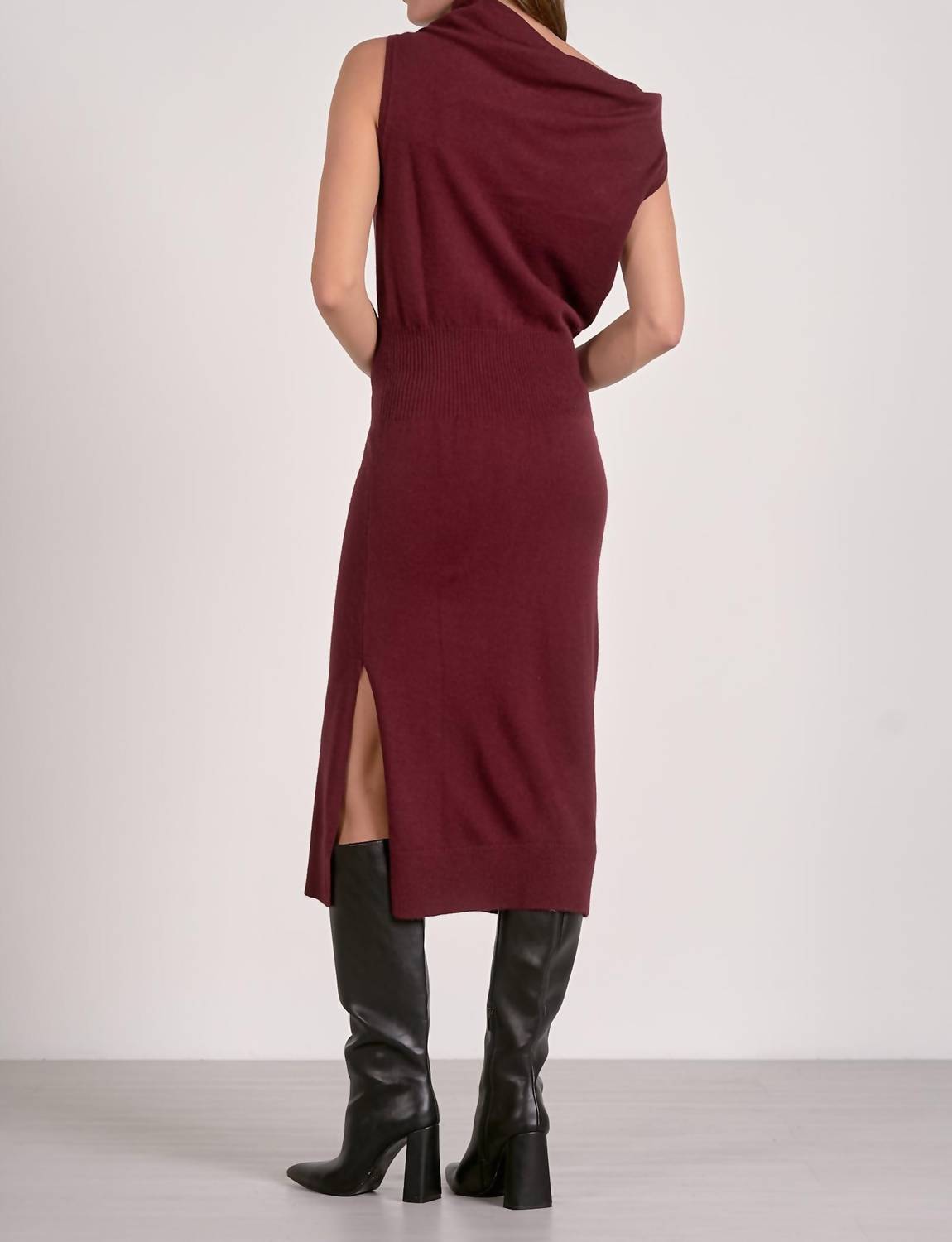 Elan - Jenna Off The Shoulder Sweater Midi Dress