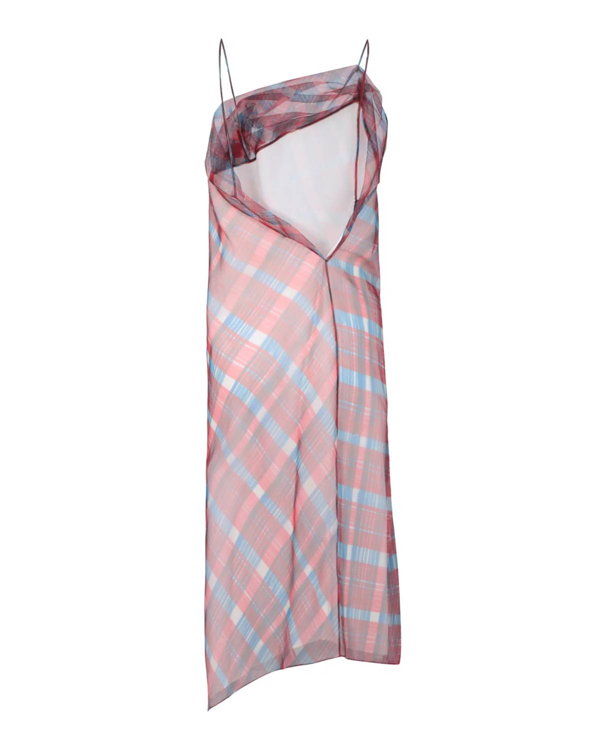 Salvatore Ferragamo - Women's Plaid Asymmetrical Dress