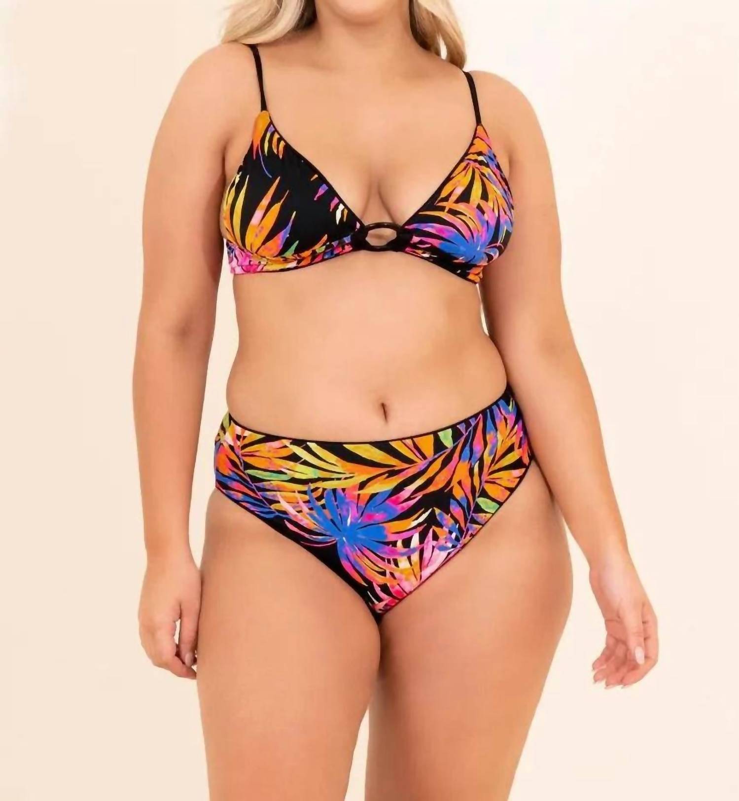 Maaji - Women’s Shine Long-line Triangle Bikini Top