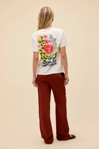 Daydreamer - Janis Joplin Scrapbook Art Boyfriend Tee