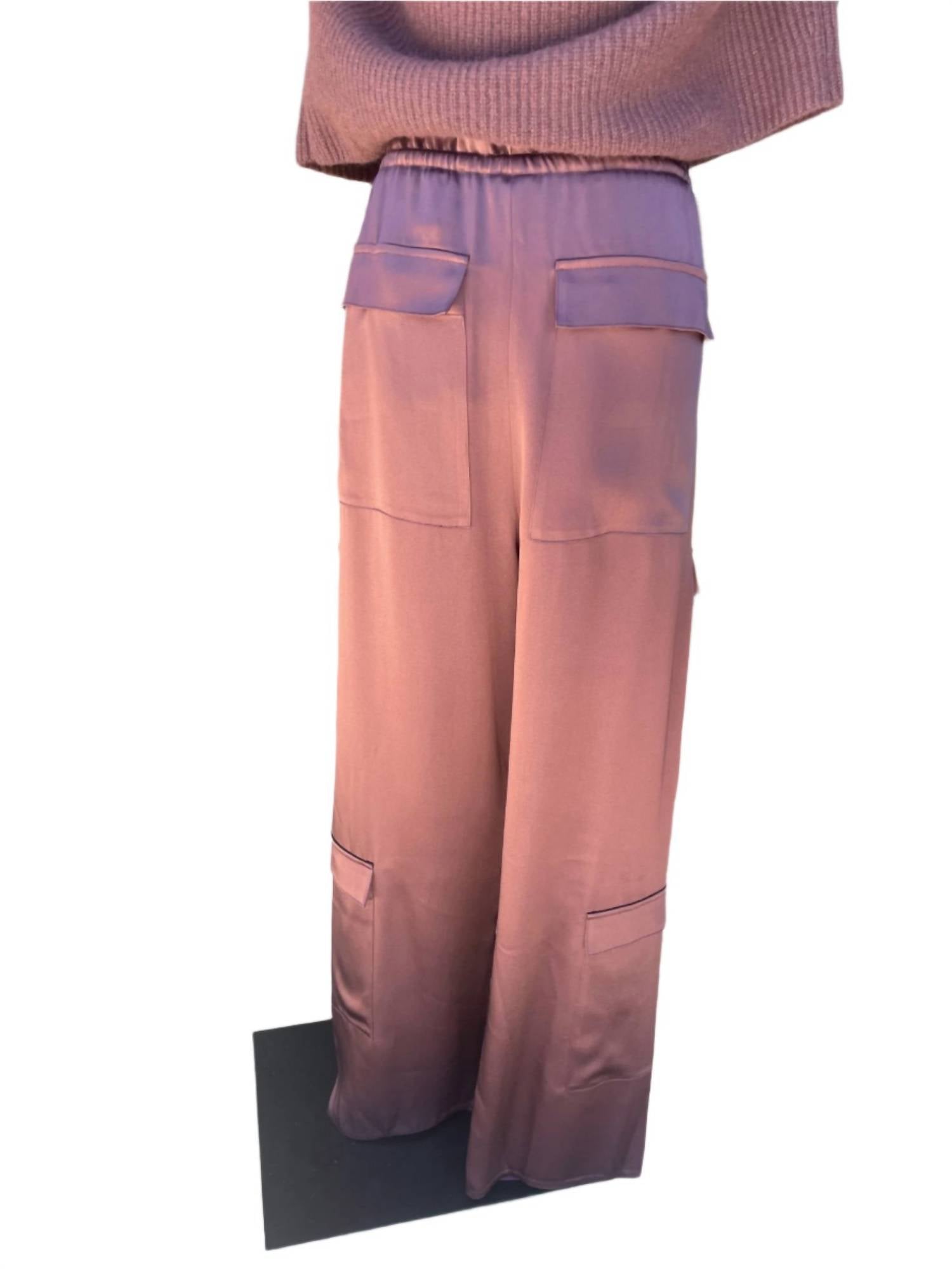 Lapointe - Satin Drawstring Cargo Pant