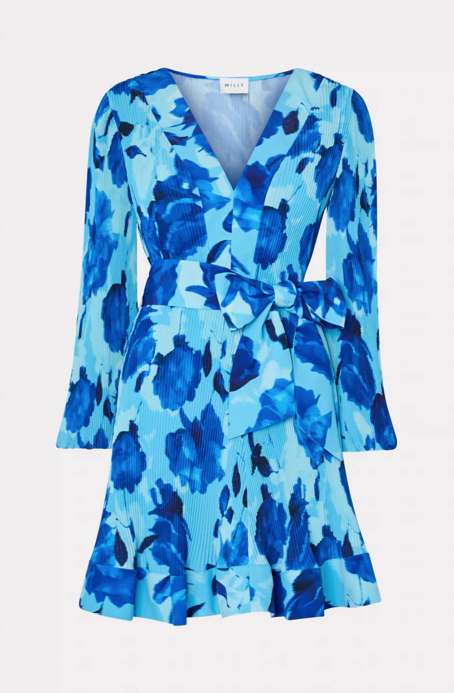 Milly - Liv Blurred Blossom Mini Dress