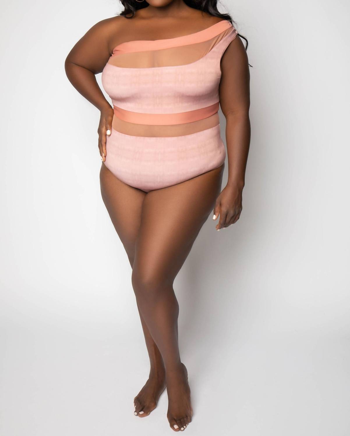 Nomads - Coast One Shoulder Swim Top