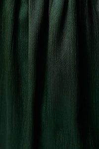Le Lis - Round Neck Sleeveless Satin Ruched Fit And Flare Mini Dress