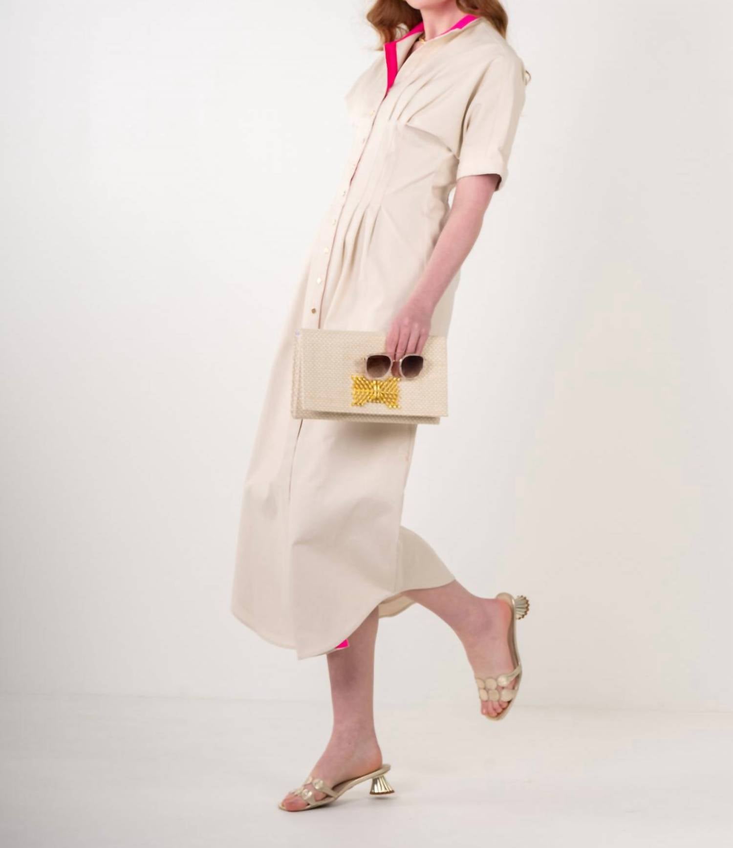Emily Mccarthy - Georgia Short Dolman Sleeves Dress