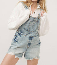 Aaron & Amber - Faith Overall Shorts