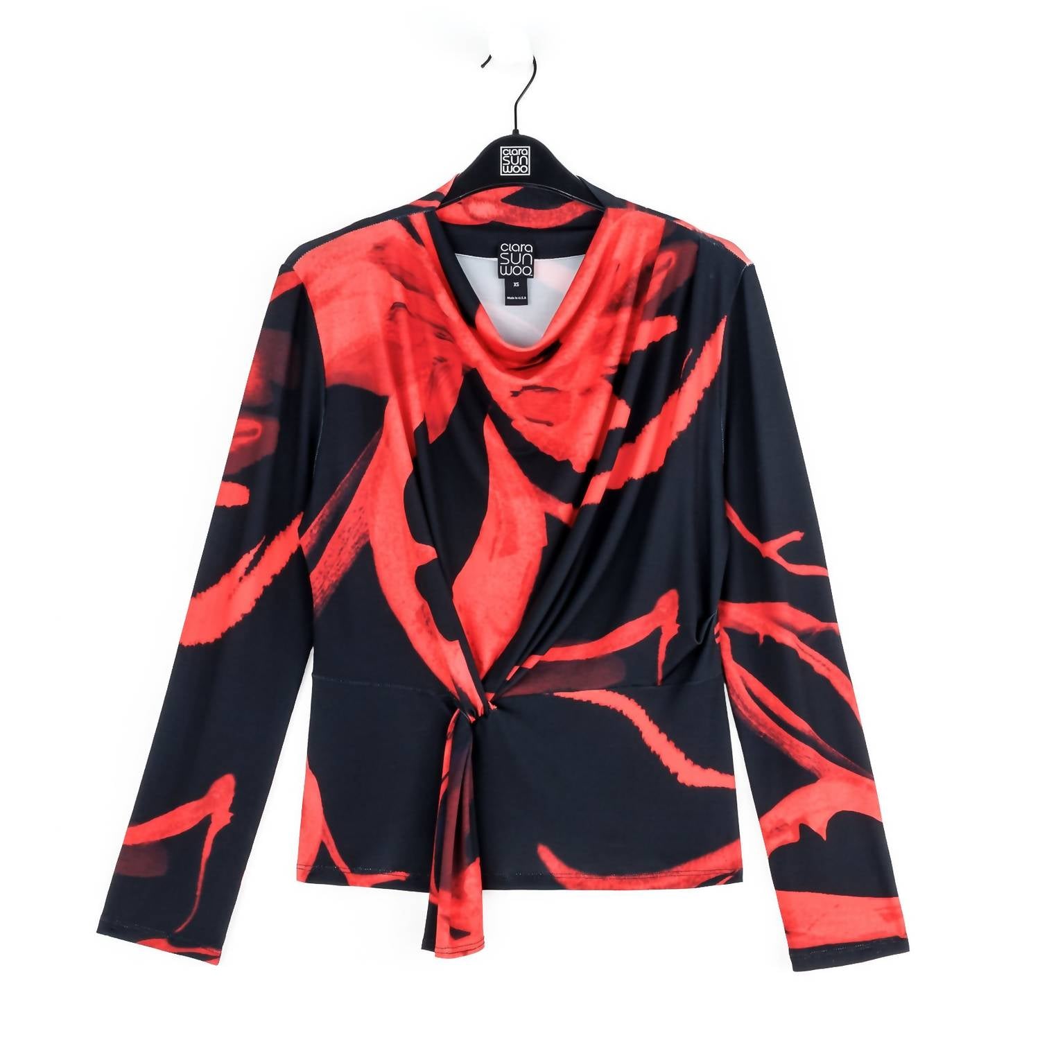 Clara Sunwoo - Long Sleeve Loop Front Top