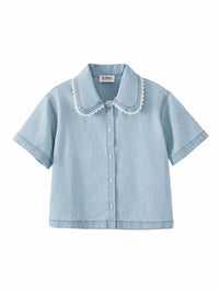 27 Miles Malibu - Women's Lainie Short Sleeve Denim Shirt