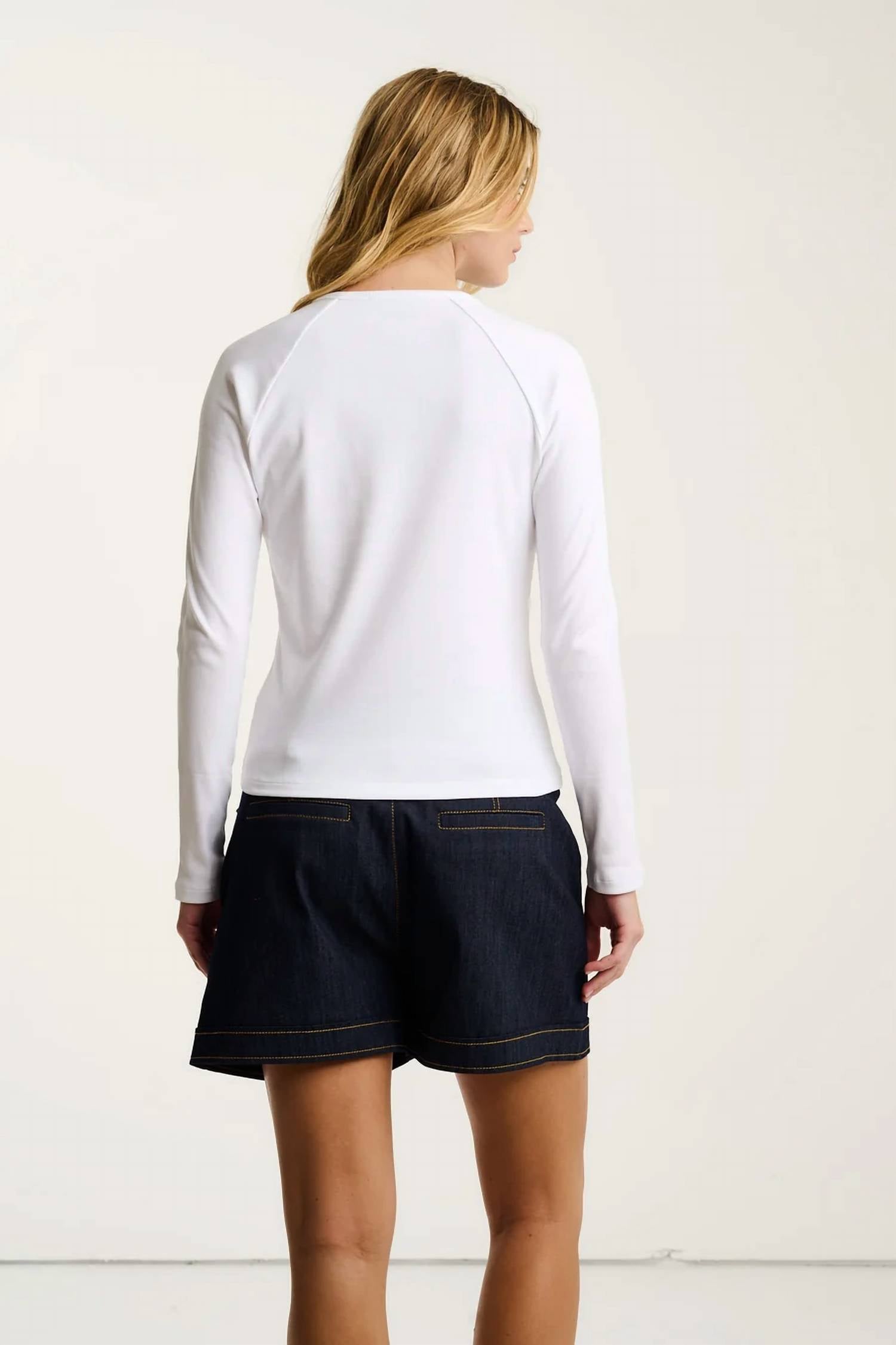 Lisa Todd - Pure Pima Rib Raglan Top