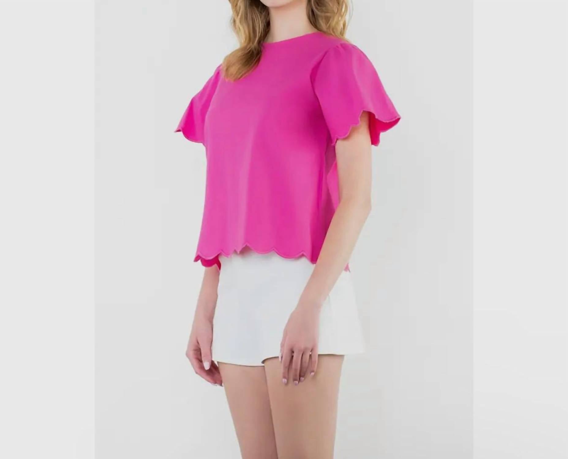 Thml - Flutter Sleeve Blouse