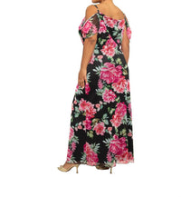 Fashion Szn Curve - Elegant Floral Maxi Dress