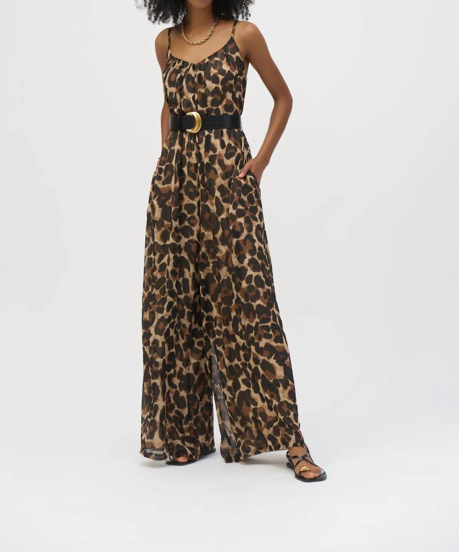 Joseph Ribkoff - Leopart Print Jumpsuit