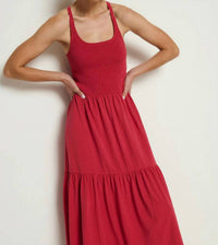 Nation Ltd - Penelope Smocked Midi Dress