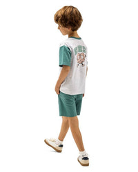 Miles Baby - Boys Pretzel Tee & Short Set