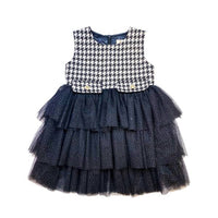 Doe A Dear - Girls Houndstooth Tutu Dress