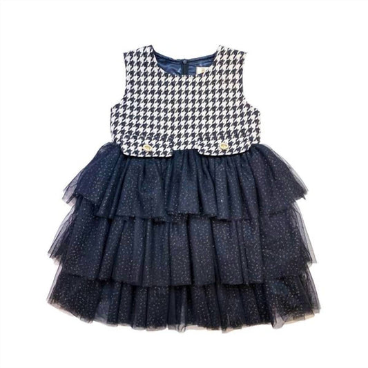 Doe A Dear - Girls Houndstooth Tutu Dress