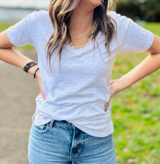 Mododoc - Short Sleeve V-neck Tee