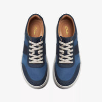 Clarks Women's Nalle Fern Sneakers in navy combi - women's sneaker - alternate view