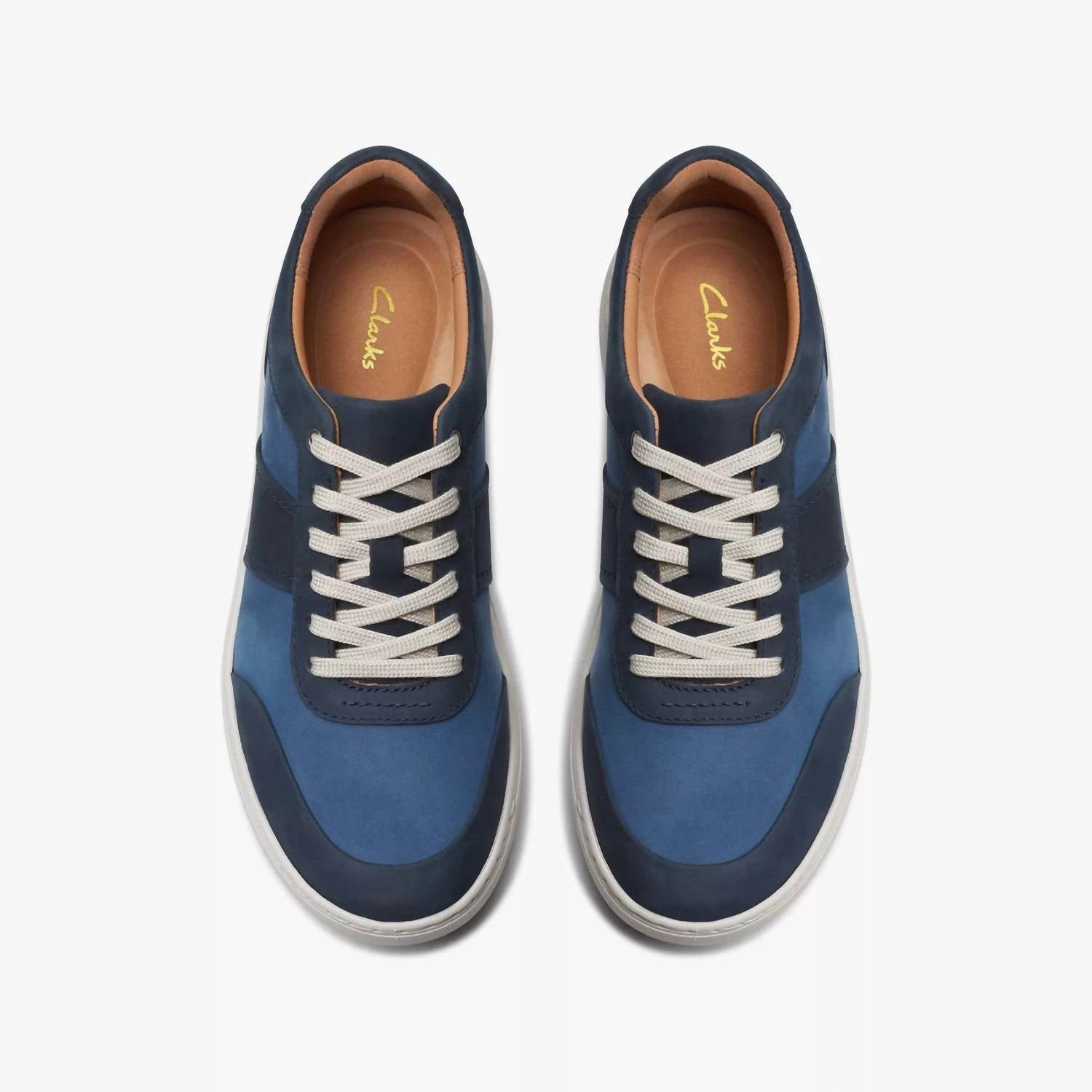 Clarks Women's Nalle Fern Sneakers in navy combi - women's sneaker - alternate view