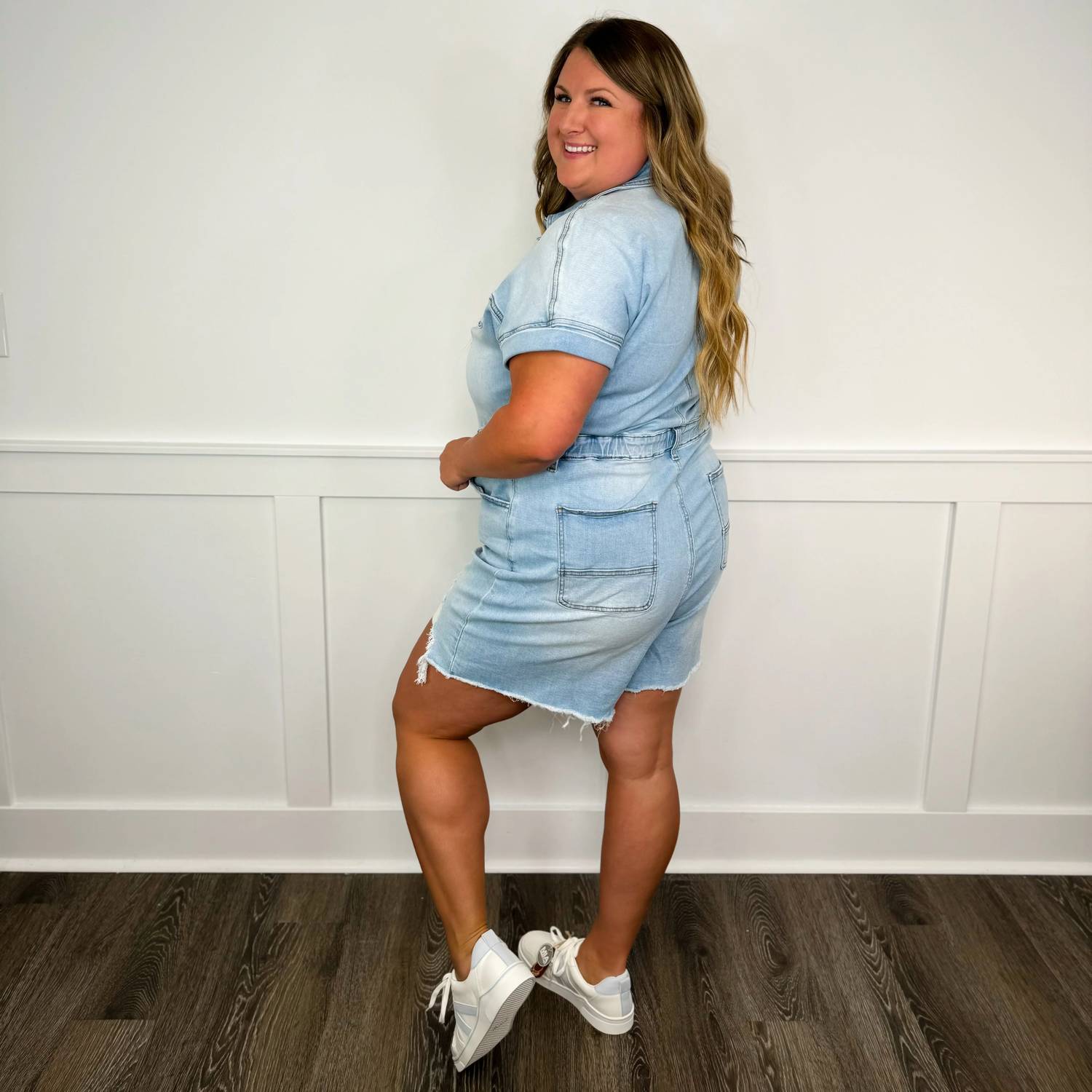 Blakeley - Dreams You See Cotton Blend Short Sleeve Romper